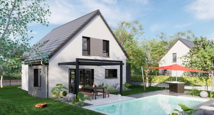 Projet de construction maison neuve près de Heimsbrunn Haut-Rhin 68 à 425 520 €