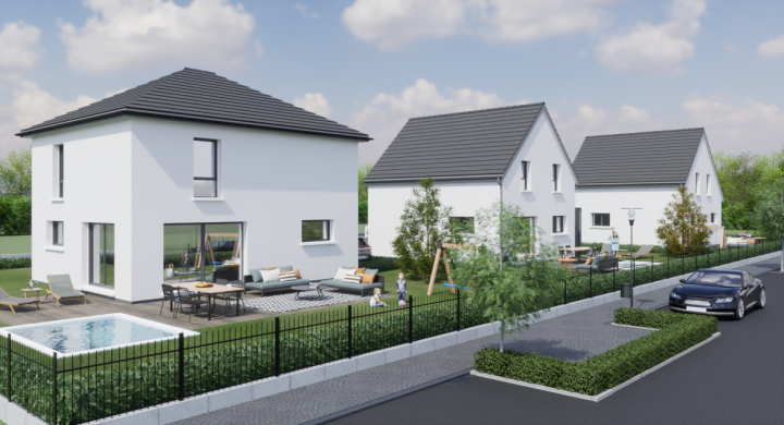 Maison neuve à Holtzheim, 6 pièces et terrain 380m2 - 3