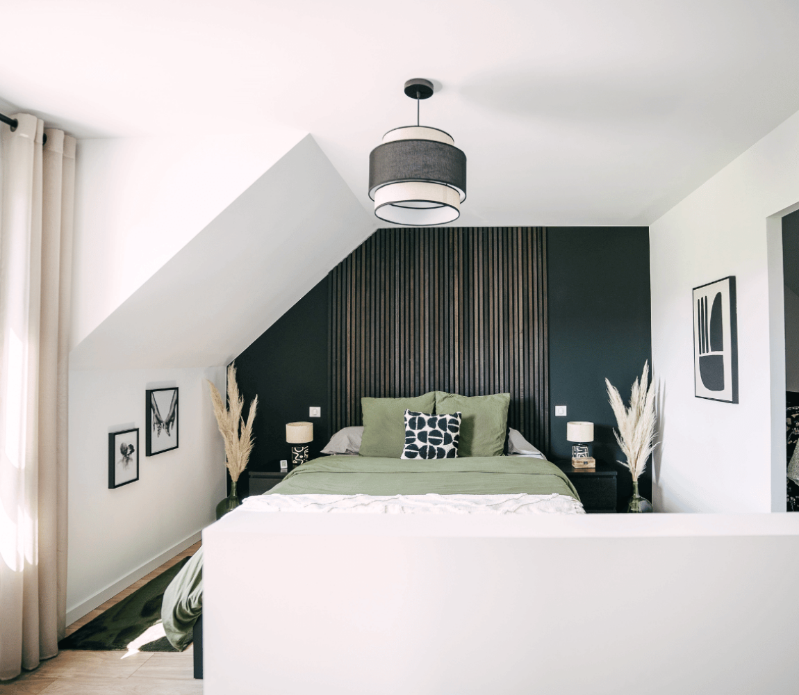 chambre parentale epuree avec dressing