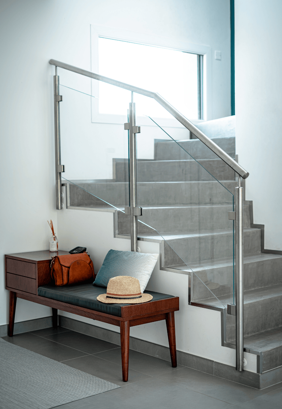 zoom sur escalier moderne